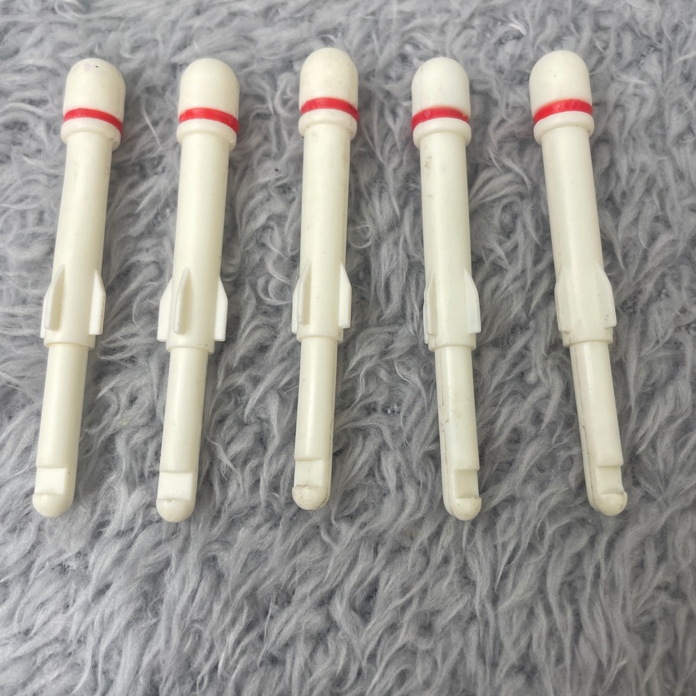Micro Machines Battle Zone Night Attack Missiles Unisex OS White Lot of 5